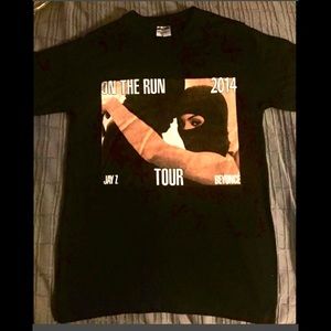 BEYONCE & JAY-Z 2014 On The Run Tour Tshirt Men’s Sz Small RARE NEW